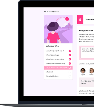 Laptop-Mockup PINK! Leben Kurs