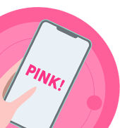 Illustration PINK! Coach App in der Hand