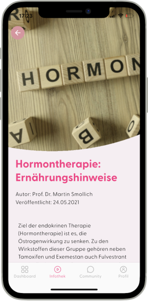 PINK! Coach Mockup Ernährung Hormontherapie