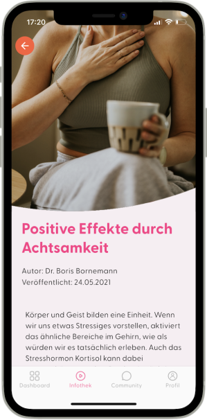 PINK! Coach Mockup Mentale Gesundheit Artikel