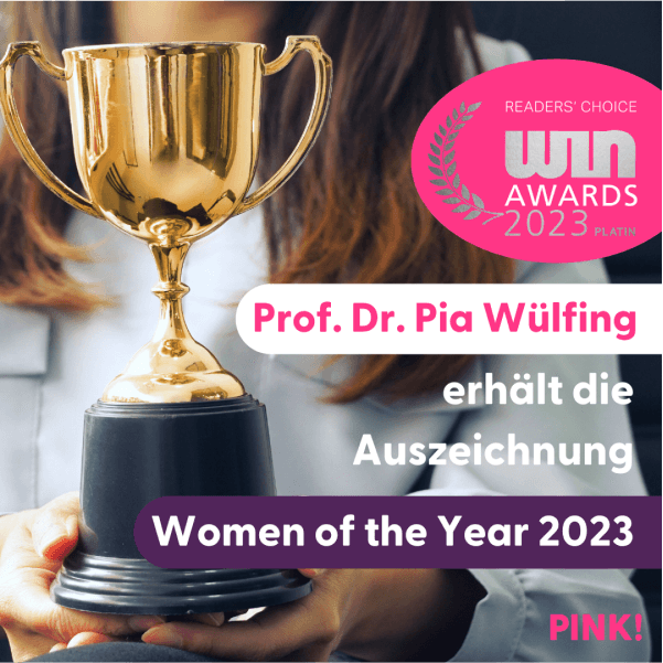 Prof. Dr. Pia Wülfing erhält die Auszeichnung Women of the Year 2023