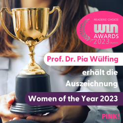 Prof. Dr. Pia Wülfing erhält die Auszeichnung Women of the Year 2023